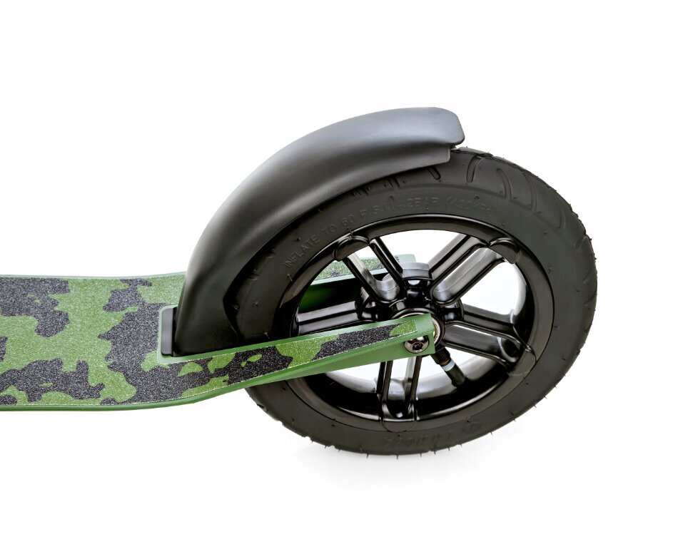 Dviratis paspirtukas Raven Snug Camo Air Wheel, žalias/juodas kaina ir informacija | Paspirtukai | pigu.lt