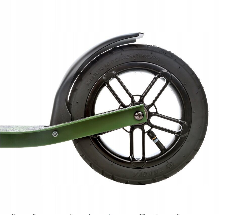 Dviratis paspirtukas Raven Snug Camo Air Wheel, žalias/juodas kaina ir informacija | Paspirtukai | pigu.lt