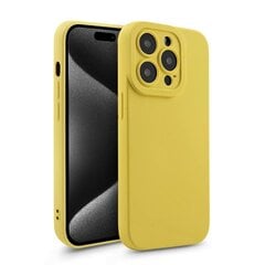 Fusion Softy прочный силиконовый чехол для Apple iPhone 14 Pro желтый цена и информация | Чехлы для телефонов | pigu.lt