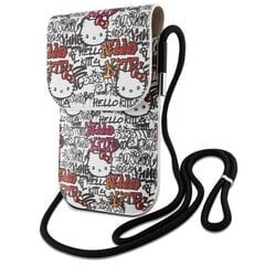 Hello Kitty Leather Tags Graffiti Cord kaina ir informacija | Telefono dėklai | pigu.lt