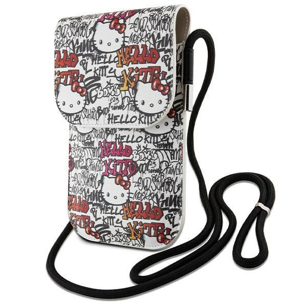 Hello Kitty Leather Tags Graffiti Cord цена и информация | Telefono dėklai | pigu.lt