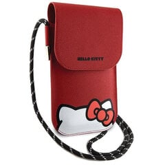 Hello Kitty Leather Hiding Kitty Cord kaina ir informacija | Telefono dėklai | pigu.lt