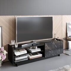 TV spintelė Asir, juoda kaina ir informacija | TV staliukai | pigu.lt