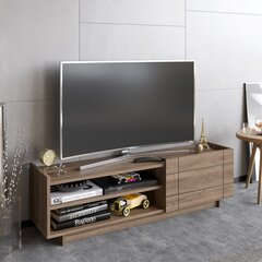 TV spintelė Asir, ruda kaina ir informacija | TV staliukai | pigu.lt