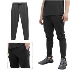 Спортивные штаны 4F серого цвета для мужчин, размер L 4FSS23TTROM152_SZARY_L цена и информация | Мужские брюки FINIS | pigu.lt