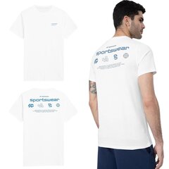 Marškinėliai vyrams 4F, balti kaina ir informacija | Vyriški marškinėliai | pigu.lt