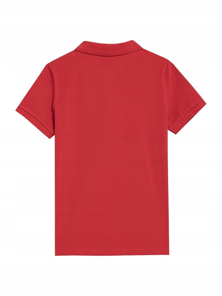 Polo marškinėliai berniukams 4F, raudoni kaina ir informacija | Marškinėliai berniukams | pigu.lt