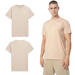 Marškinėliai vyrams 4F, smėlio spalvos kaina ir informacija | Vyriški marškinėliai | pigu.lt