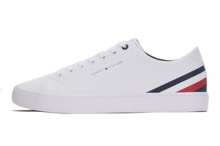 Sportiniai batai vyrams Tommy Hilfiger FM0FM04778YBS, balti kaina ir informacija | Kedai vyrams | pigu.lt