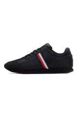 Laisvalaikio batai vyrams Tommy Hilfiger FM0FM04834_0GQ, juodi цена и информация | Кроссовки для мужчин | pigu.lt