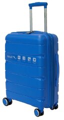 Набор чемоданов AlèzaR Lux Digitex 3 шт., синий цена и информация | Чемоданы, дорожные сумки | pigu.lt