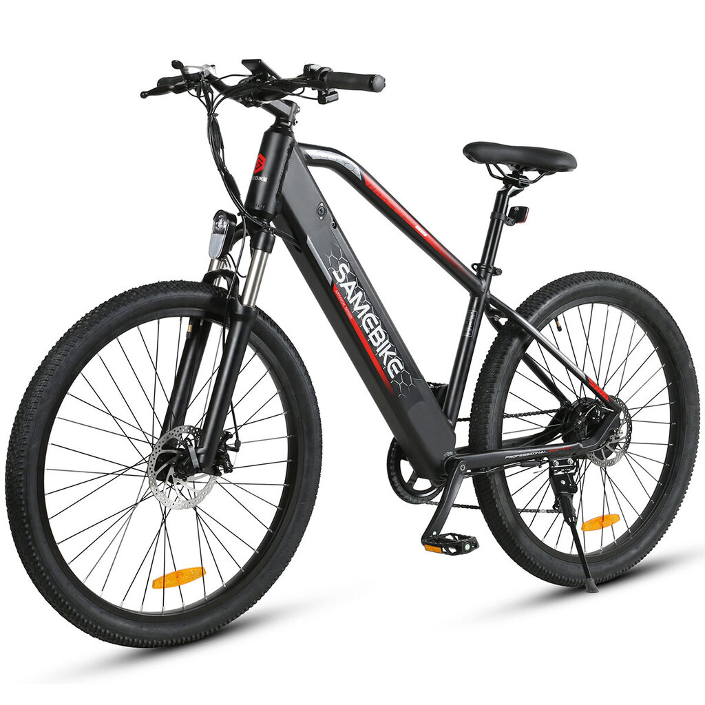 Elektrinis dviratis Samebike MY275 27.5", juodas цена и информация | Elektriniai dviračiai | pigu.lt