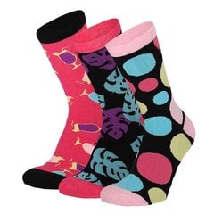 Kojinės dovanų dėžutėje moterims Apollo Cheers kokteilis, įvairių spalvų, 3 poros kaina ir informacija | Moteriškos kojinės | pigu.lt