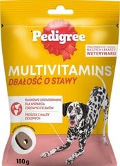 Кормовая добавка для взрослых собак с курицей Pedigree Multivitamins, 180 г цена и информация | Витамины, добавки, средства от паразитов для собак | pigu.lt