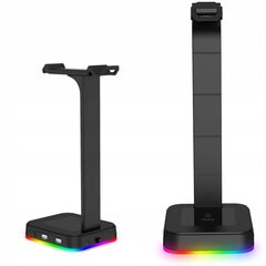 RGB Headphone Stand kaina ir informacija | Ausinių aksesuarai | pigu.lt