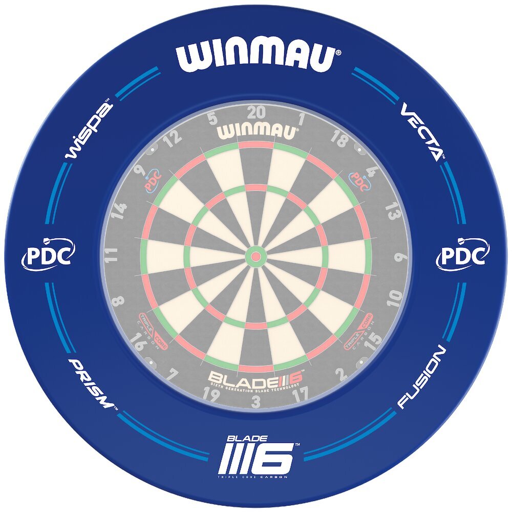 Sienos ir strėlyčių apsauga Winmau PDC, mėlyna цена и информация | Smiginis | pigu.lt