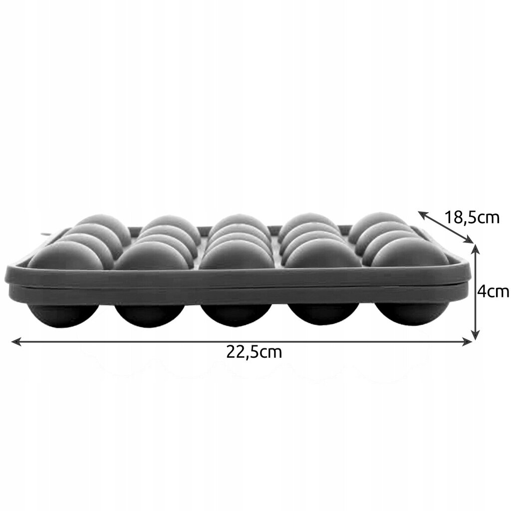 Kepimo forma, 22,5x18,5x4 cm kaina ir informacija | Kepimo indai, popierius, formos | pigu.lt