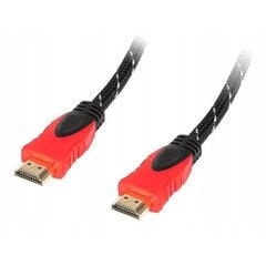 видеокабель hdmi m - hdmi m, hdmi 1.4 - высокоскоростной с ethernet, 10 м, черный цена и информация | Кабели и провода | pigu.lt