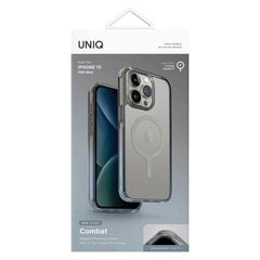 UNIQ etui Combat Duo iPhone 15 Pro 6.1" Magclick Charging niebiesko-szary|dusty blue-grey цена и информация | Чехлы для телефонов | pigu.lt