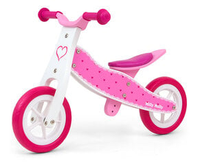 Balansinis dviratukas-triratukas 2in1, Cool Hearts Milly Mally, rožinis kaina ir informacija | Balansiniai dviratukai | pigu.lt