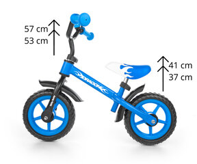 Balansinis dviratukas Dragon Milly Mally, mėlynas kaina ir informacija | Balansiniai dviratukai | pigu.lt
