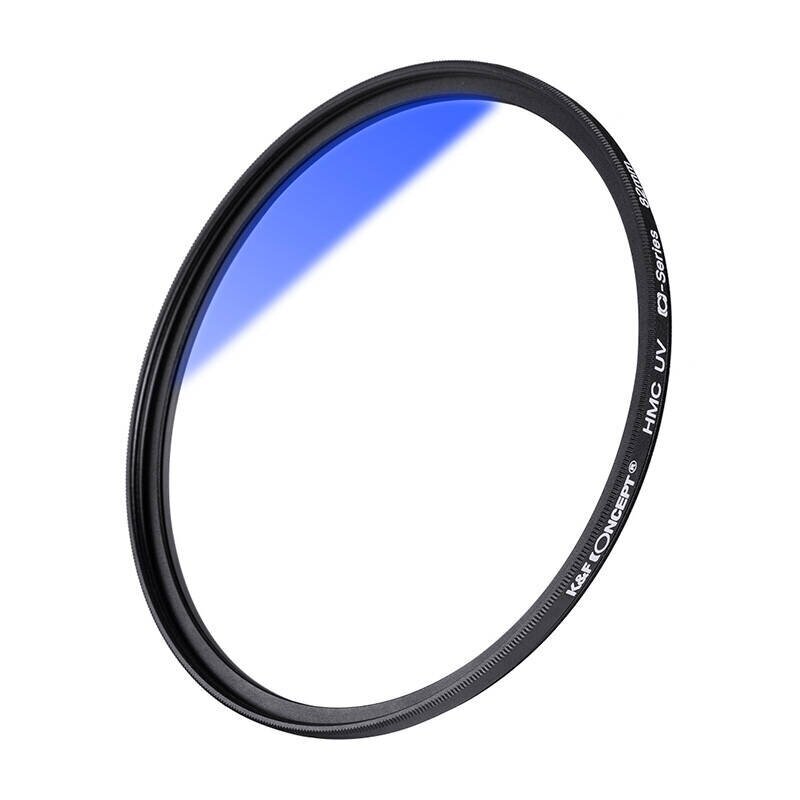 K&F Concept 77 MM Blue-Coated UV Classic Series kaina ir informacija | Priedai vaizdo kameroms | pigu.lt