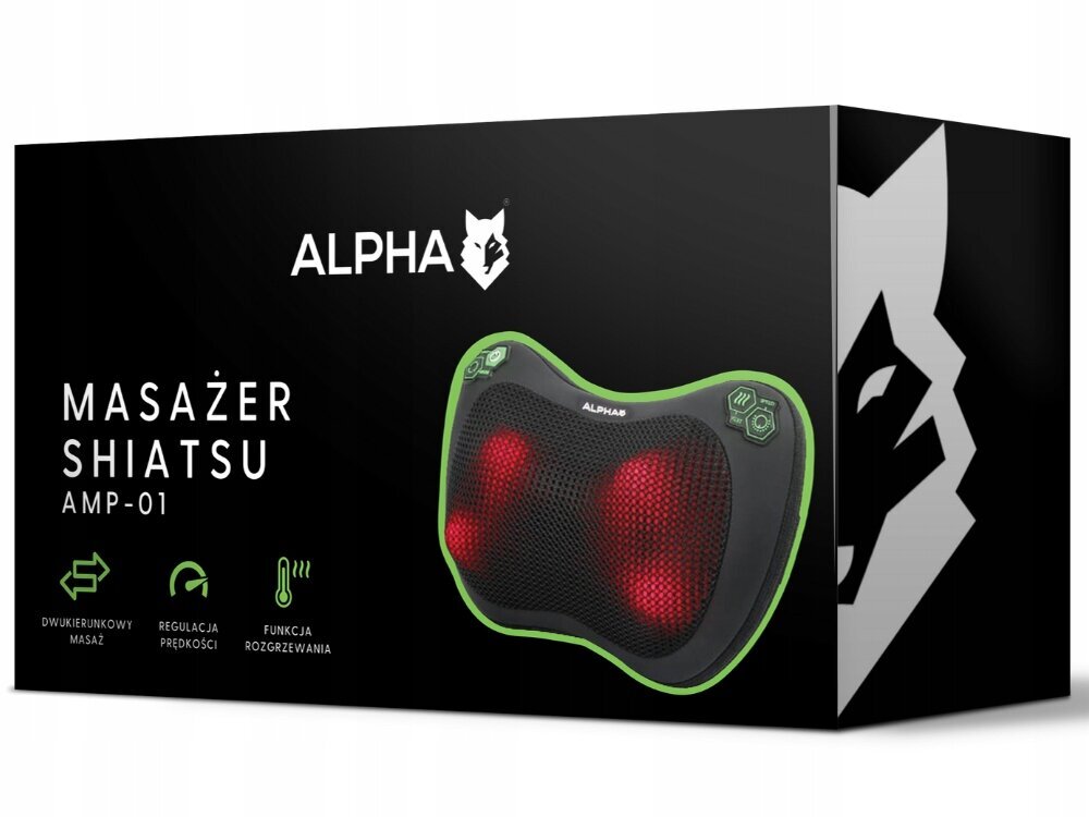 Shiatsu Alpha AMP01 цена и информация | Masažuokliai | pigu.lt