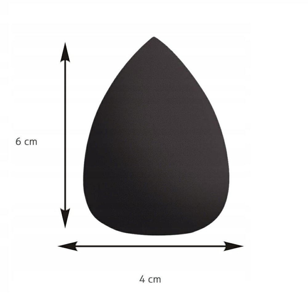 Makiažo kempinėlė, juoda kaina ir informacija | Makiažo šepetėliai, kempinėlės | pigu.lt