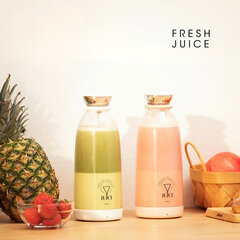 Блендер для смузи Fresh Juice Eliit 3.0, 500 мл, розовый цена и информация | Коктейльницы | pigu.lt