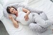 Pagalvė nėščiosioms ir maitinančioms mamoms Babymam, 300 cm kaina ir informacija | Maitinimo pagalvės | pigu.lt