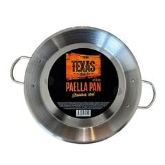 Keptuvė Paella Texas Club , 36 сm, sidabrinė kaina ir informacija | Grilio, šašlykinių priedai ir aksesuarai  | pigu.lt