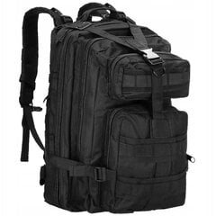 Рюкзак военно-туристический 35 л, черный цена и информация | Туристические, походные рюкзаки | pigu.lt