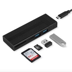 Reagle NVME SATA M.2 SSD HUB USB-C 3.1 M2 korpusas kaina ir informacija | Vidiniai kietieji diskai (HDD, SSD, Hybrid) | pigu.lt