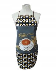 Кухонный фартук Coffee Time, 50х76 цена и информация | Кухонные полотенца, рукавицы, фартуки | pigu.lt
