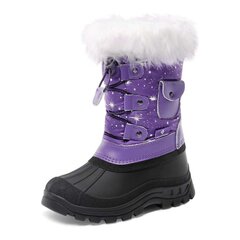 Žieminiai batai vaikams Dream Pairs, violetiniai kaina ir informacija | Žieminiai batai vaikams | pigu.lt