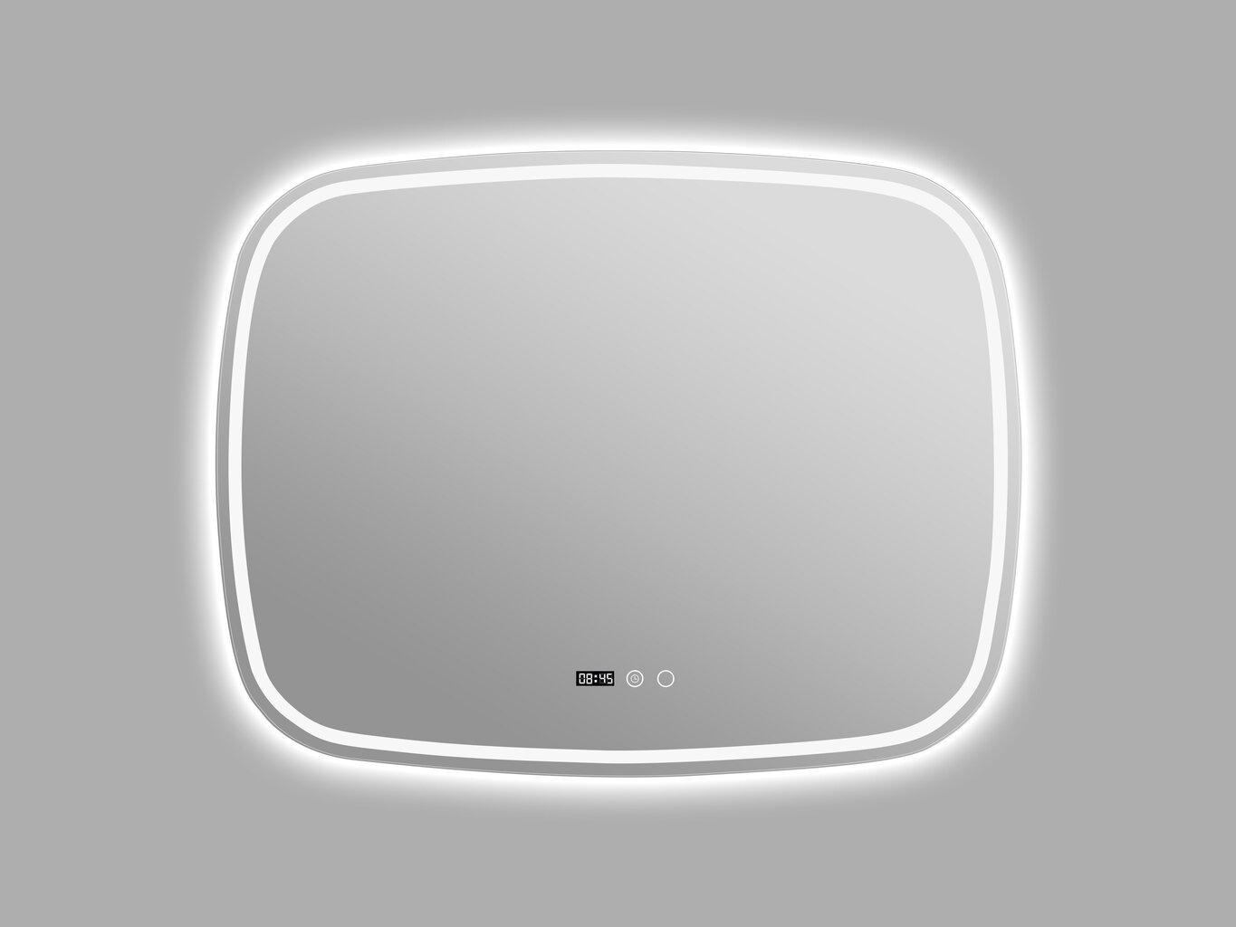 Veidrodis LED Vento Trento, baltas цена и информация | Vonios veidrodžiai | pigu.lt