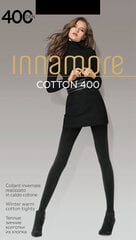 Pėdkelnės moterims Innamore Cotton, juodos, 400 DEN цена и информация | Колготки | pigu.lt
