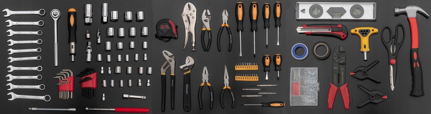 Riwall Pro įrankių rinkinys 750 vnt kaina ir informacija | Mechaniniai įrankiai | pigu.lt