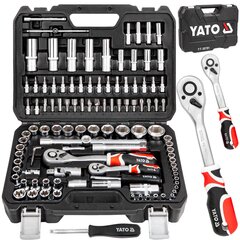 Yato YT-38791 įrankių rinkinys 108 dalys kaina ir informacija | Mechaniniai įrankiai | pigu.lt