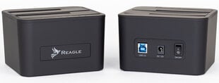 REAGLE SATA DOCKING STATION 2x HDD SSD 16TB цена и информация | Внутренние жёсткие диски (HDD, SSD, Hybrid) | pigu.lt