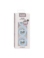 Čiulptukų rinkinys Bibs Try-it, Baby blue, 3 vnt., 0+mėn kaina ir informacija | Čiulptukai | pigu.lt