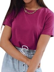 Marškinėliai moterims Mayla RY1622-53367, violetiniai цена и информация | Футболка женская | pigu.lt