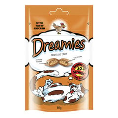 Dreamies skanėstas katėms su vištiena 60 g kaina ir informacija | Skanėstai katėms | pigu.lt