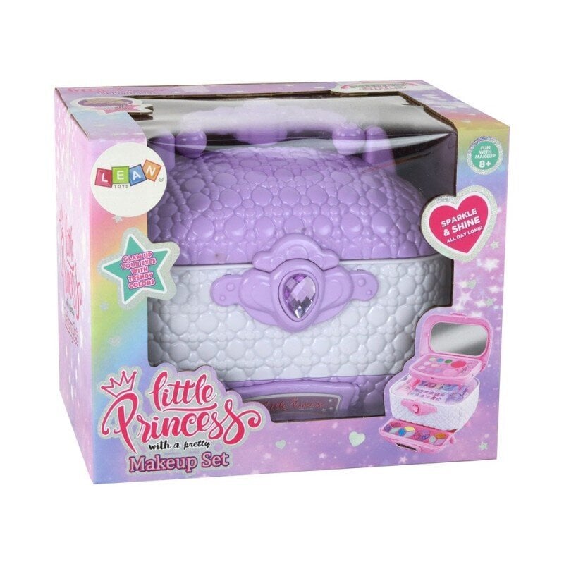 Kosmetikos ir nagų dailės rinkinys vaikams LeanToys Purple Beauty Set, 1 vnt. kaina ir informacija | Kosmetika vaikams ir mamoms | pigu.lt