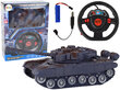 Nuotoliniu būdu valdomas tankas Lean Toys, mėlynas, 24,5x10,5x7 cm цена и информация | Žaislai berniukams | pigu.lt