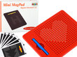 Edukacinis magnetinio žaidimo rinkinys Lean Toys, raudonas, 20 d. kaina ir informacija | Lavinamieji žaislai | pigu.lt