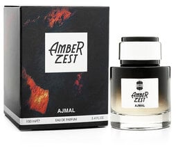 Парфюмированная вода Ajmal Amber Zest EDP для мужчин/женщин, 100 мл цена и информация | Женские духи | pigu.lt