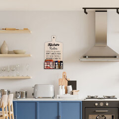 Home styling colection prieskonių laikiklis, 28x9x50 cm kaina ir informacija | Virtuvės įrankiai | pigu.lt