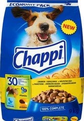 Chappi сухой корм для собак с мясом домашней птицы 9кг цена и информация | Сухой корм для собак | pigu.lt