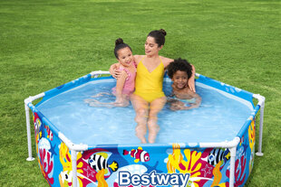 Бассейн BESTWAY Splash-In-Shade с навесом, 183x51 см цена и информация | Бассейны | pigu.lt